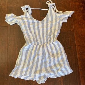 Cute striped romper